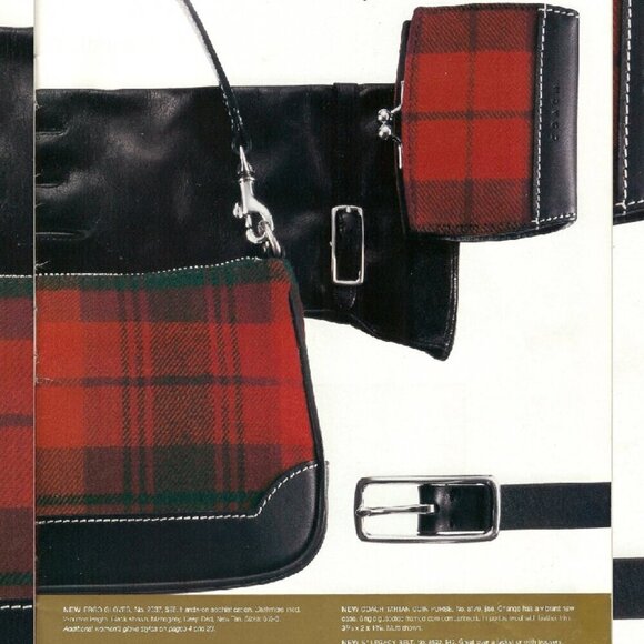 Vintage Coach Tartan Kisslock Coin Purse, NEW - Picture 16 of 16